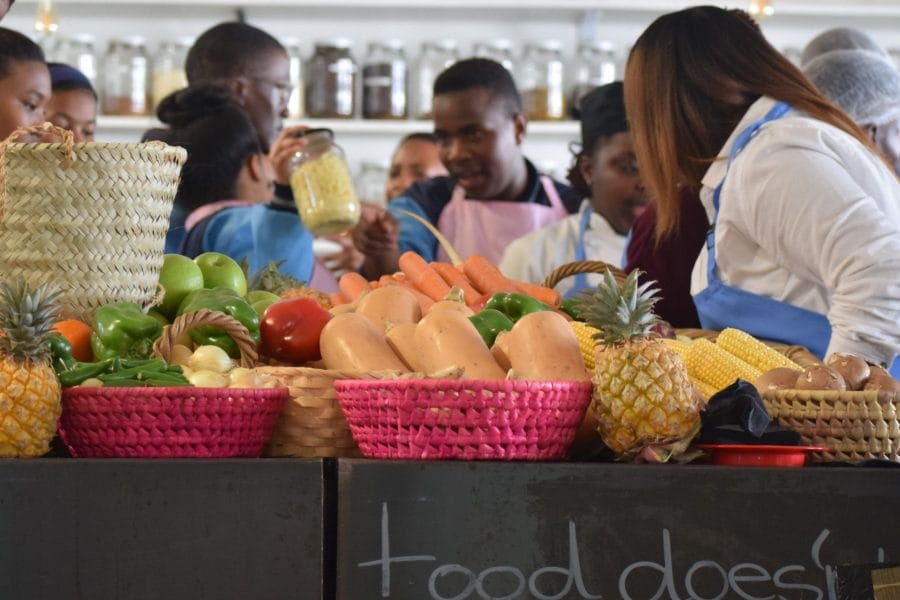 Cooking with the local families in Khayelitsha  (Cape Town TownShip)